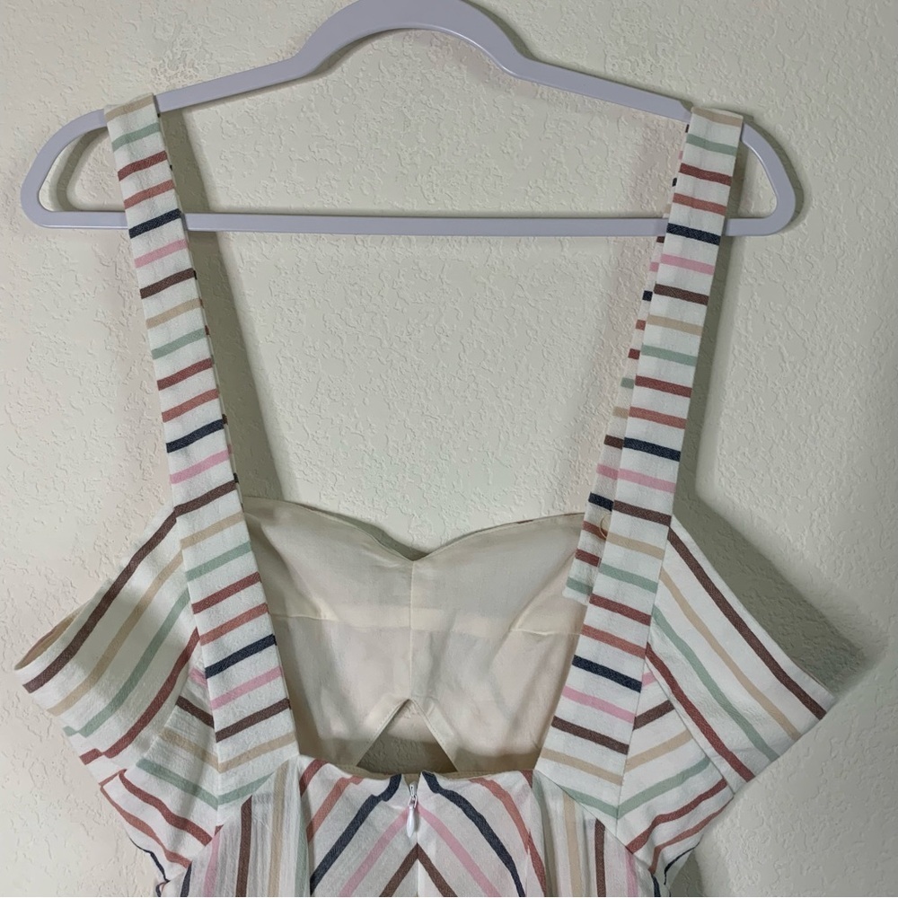 ModCloth Womens 100% cotton sunset cruise stripe dress 2 NWT - Picture 7 of 10